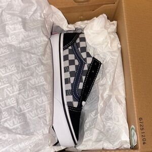 Vans Classic Black and White Checkered Shoes
